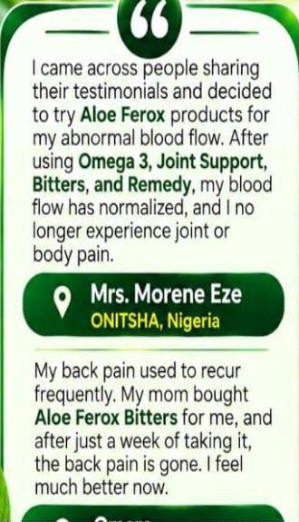 Mrs. Morene Eze testimonial