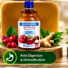 Bioferox Bitters product infographic