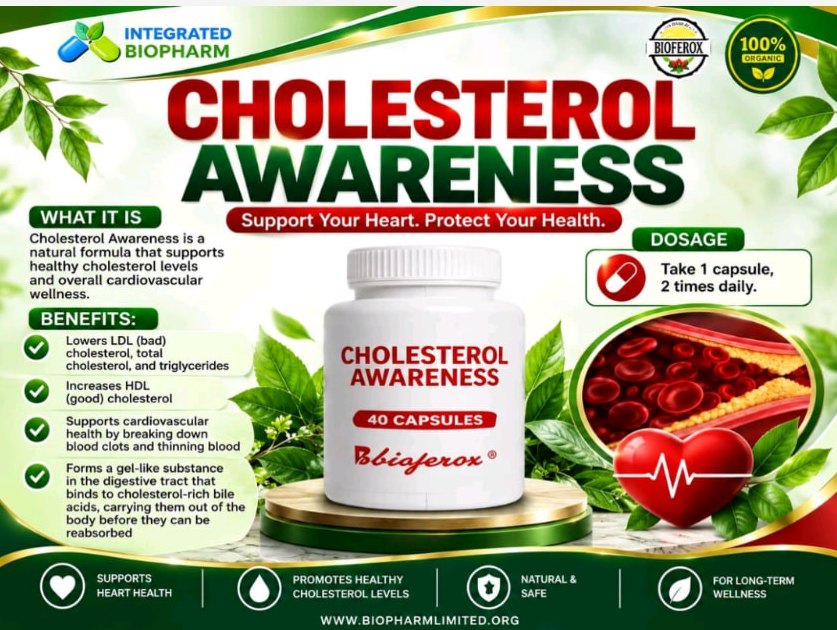 Cholesterol Awareness product infographic