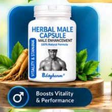 Male Enhancer product infographic