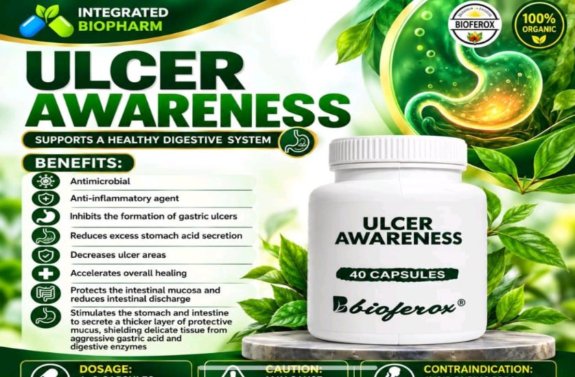 Ulcer Awareness product infographic