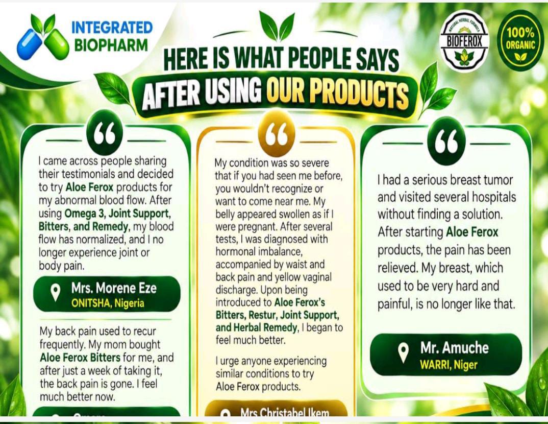What people say after using Bioferox products