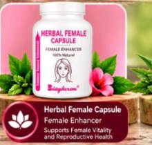 Female Enhancer product infographic